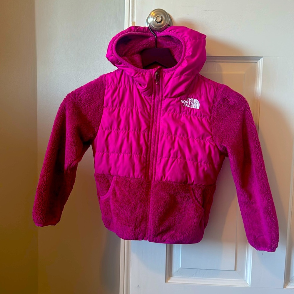 The North Face Girls fleece jacket.